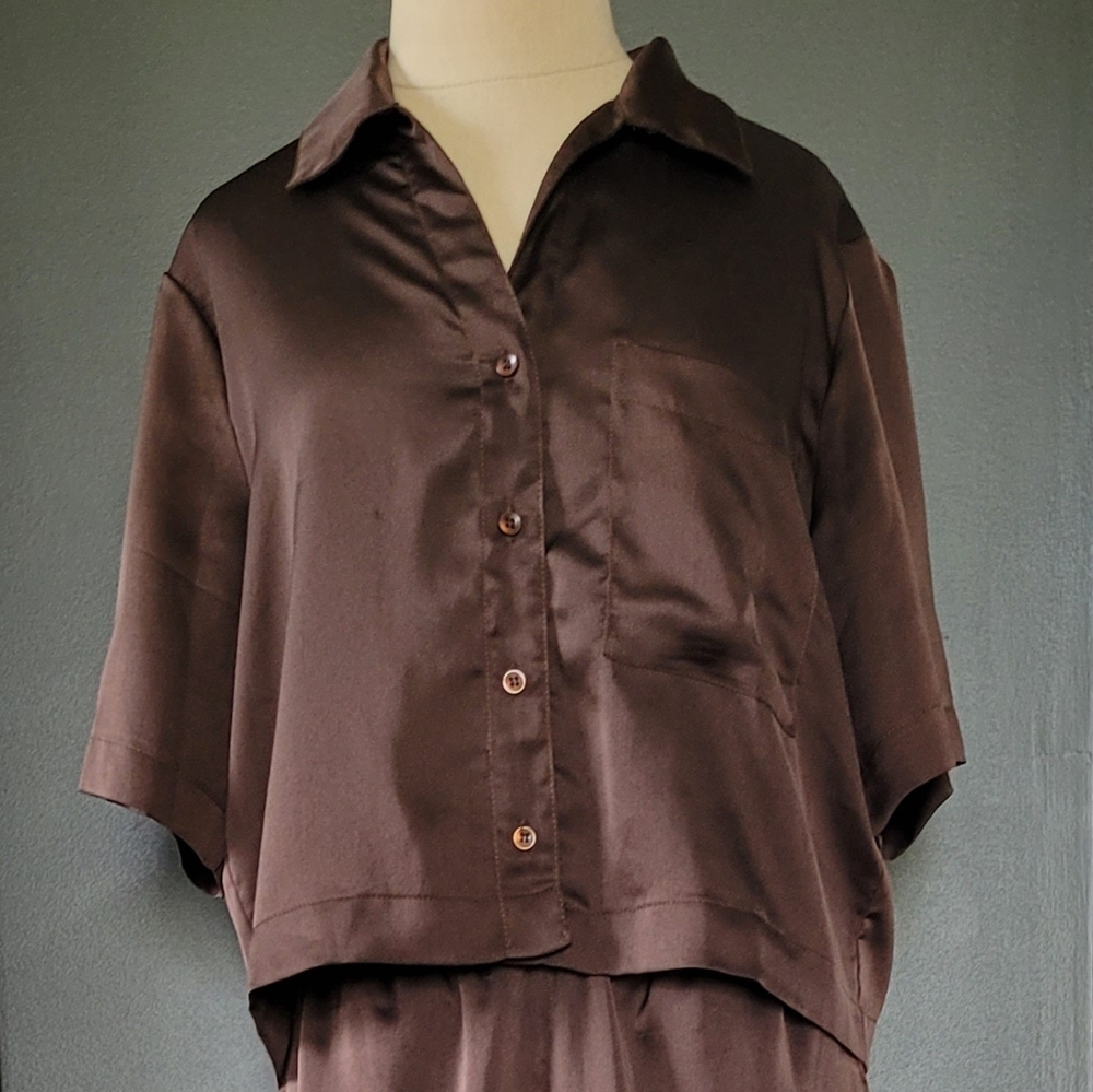 Apparis Sandra Chocolate Brown Blouse. Size S